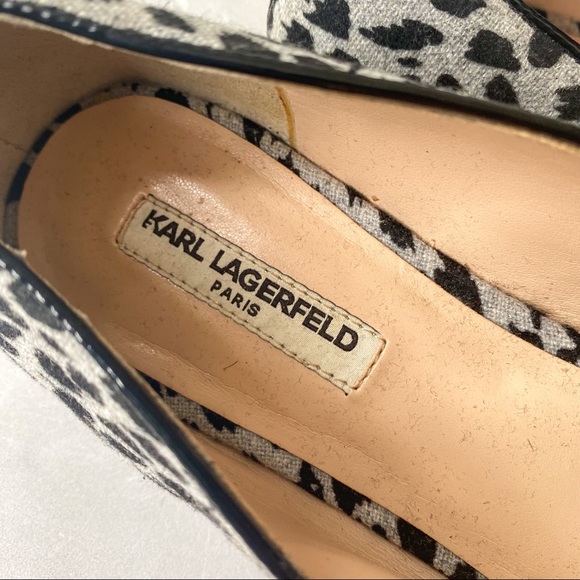 Karl Lagerfeld Paris • Leopard Slip Ons • 8 - Picture 4 of 5